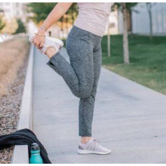 Athleta Herringbone Leggings Size XXS Grey Mercer Pants Business Casual - Picture 11 of 12